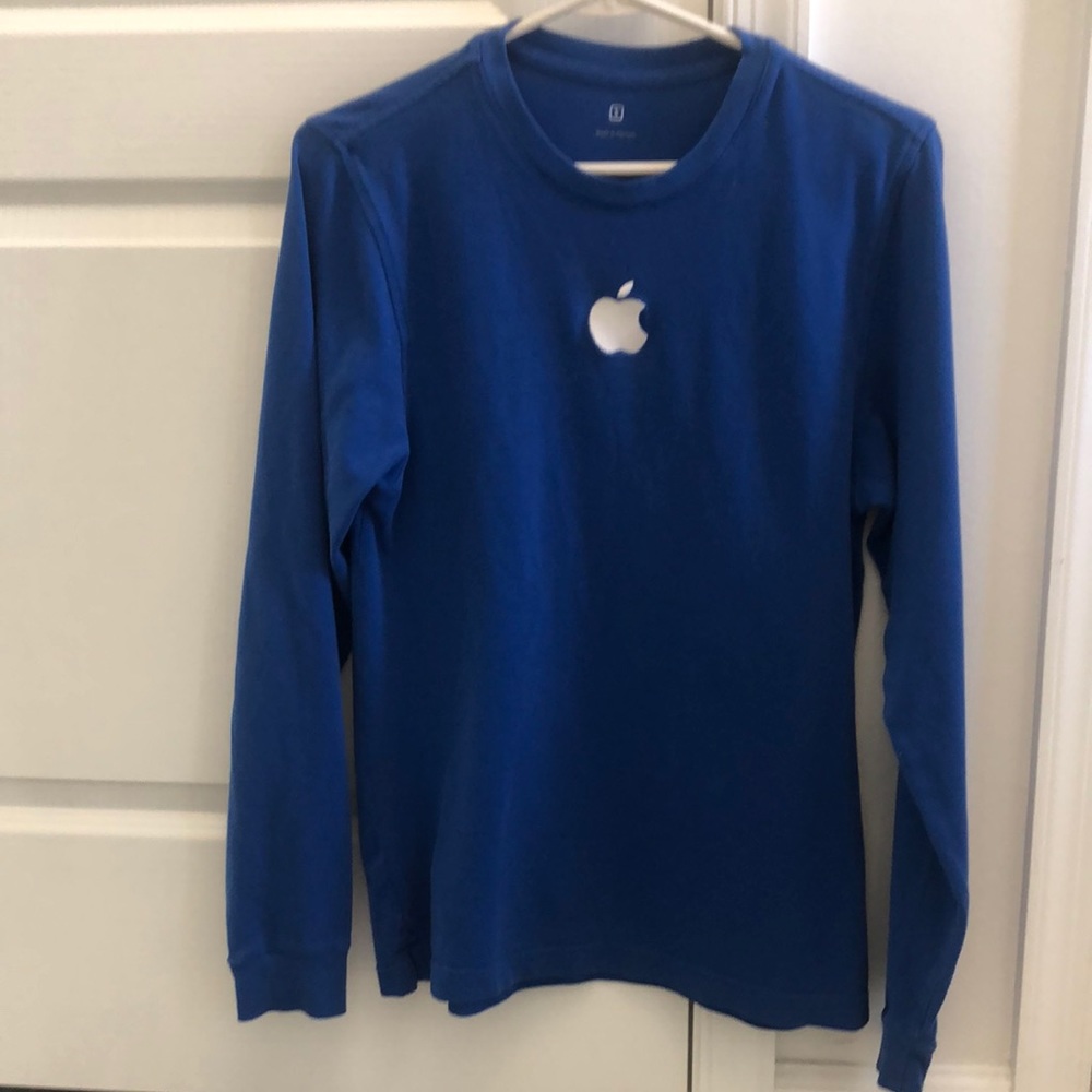 Apple Long Sleeve Blue shirt